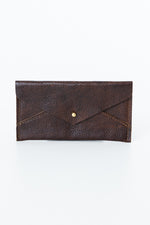 Mocha Tuscan Leather Envelope Wallet