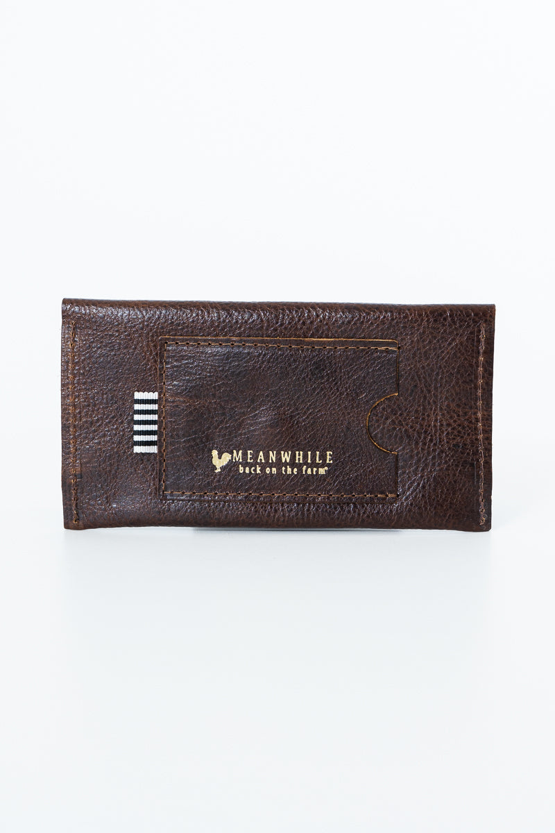 Mocha Tuscan Leather Envelope Wallet