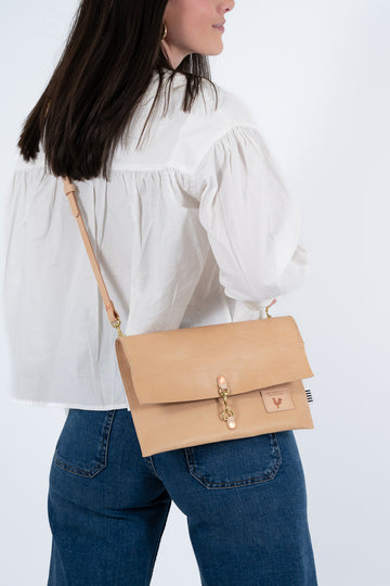 Virginia Leather Foldover Clutch & Crossbody