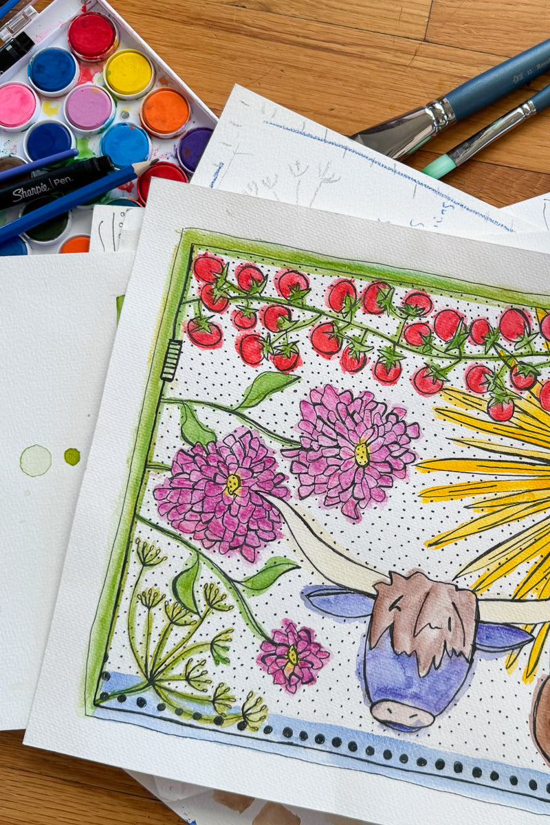 The Meanwhile Garden Bag Scarf