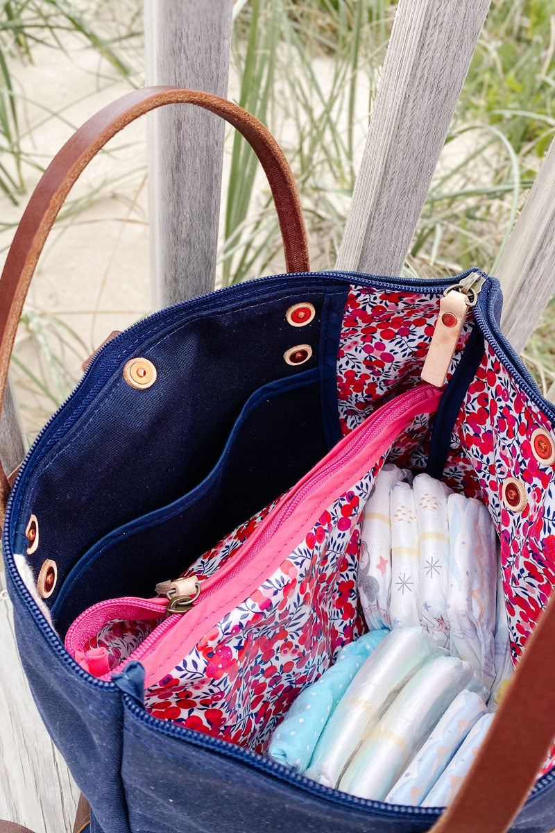 Navy Wax Canvas Backpack | Meanwhile in the US