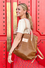 Camel Leather Original Backpack