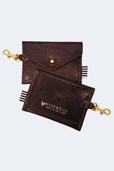 Mocha Tuscan Leather Keychain Wallet | Leather Keychain Wallet