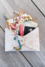 Birch White Leather Keepsake Clutch