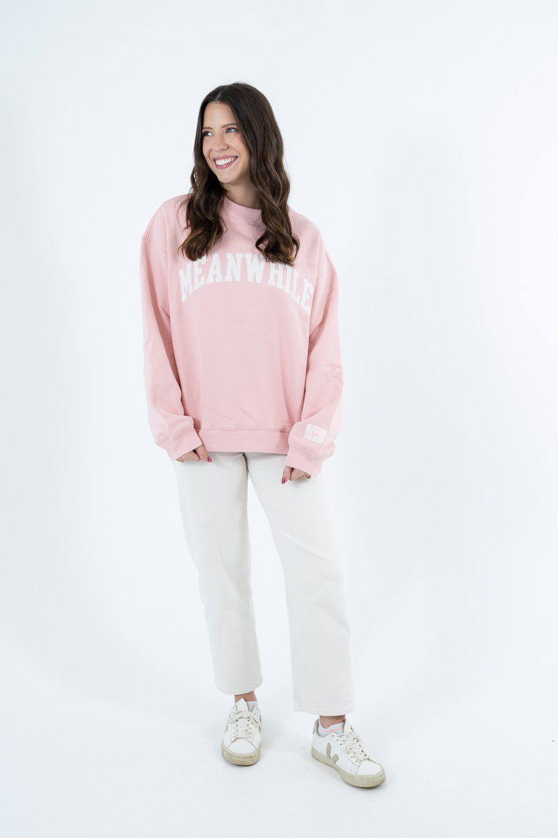 Limited Edition* Rose Meanwhile Mock Neck Sweatshirt