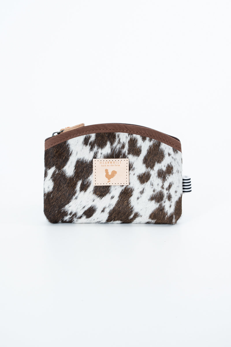 Limited Edition* Cowhide Leather Makeup Bag