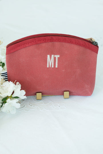 Nantucket Waxed Canvas Makeup Bag