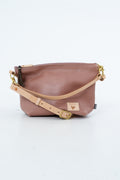 USA Made Rose Pink Leather Handbag