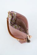 USA Made Rose Pink Leather Handbag