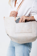 Birch White Leather Bag