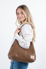 Chestnut Luxe Leather Perfect Tote
