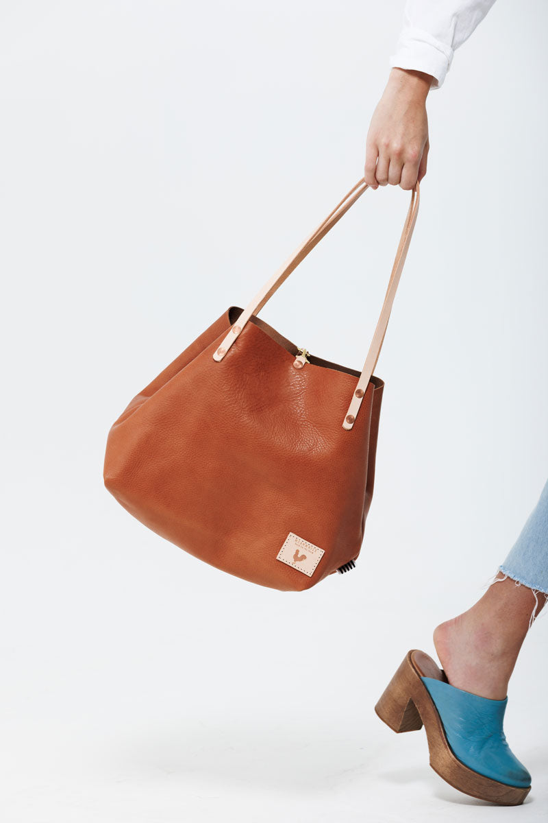 Saddle Leather Perfect Tote