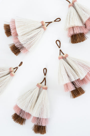 Limited Edition* Mauve Tassel Bag Charm