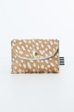 Limited Edition* Taupe Cowhide Snap Pouch