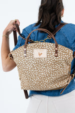 Limited Edition* Taupe Cowhide Leather Backpack 2.0