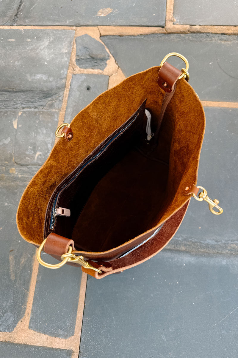 Spotted Cow Hide Leather Carryall & Crossbody | Cowhide Crossbody