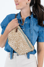 Limited Edition* Taupe Cowhide Fanny Bag