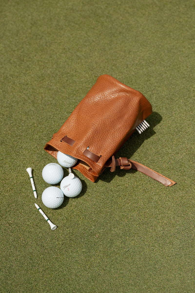 Limited Edition* Saddle Leather Golf Pouch