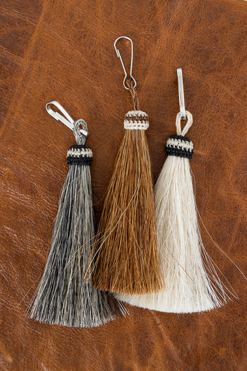 Limited Edition* Neutral Horsehair Tassel