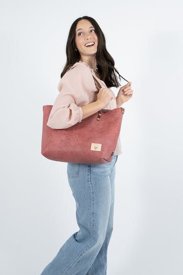 Limited Edition* Birch Pink Leather Perfect Tote