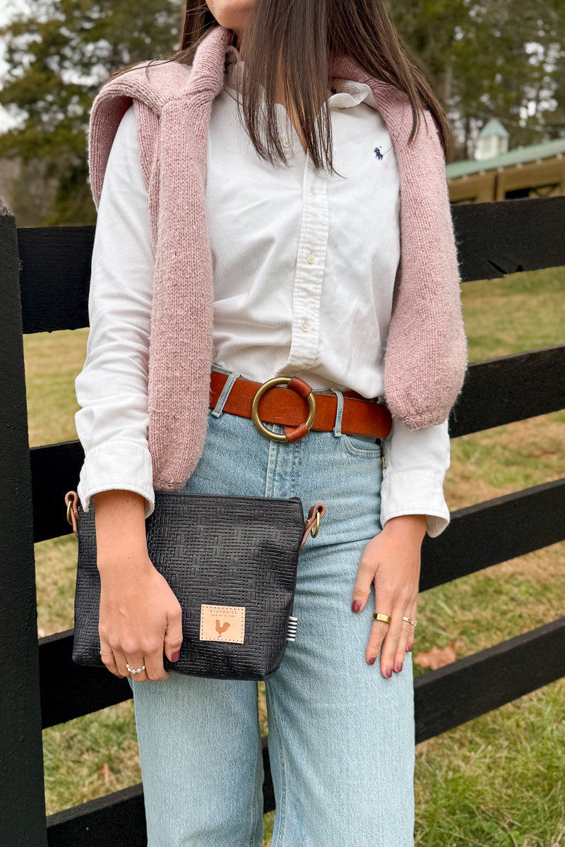 Limited Edition* Navy Woven Sling Bag