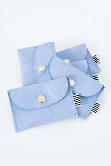Limited Edition* Cloud Blue Snap Pouch