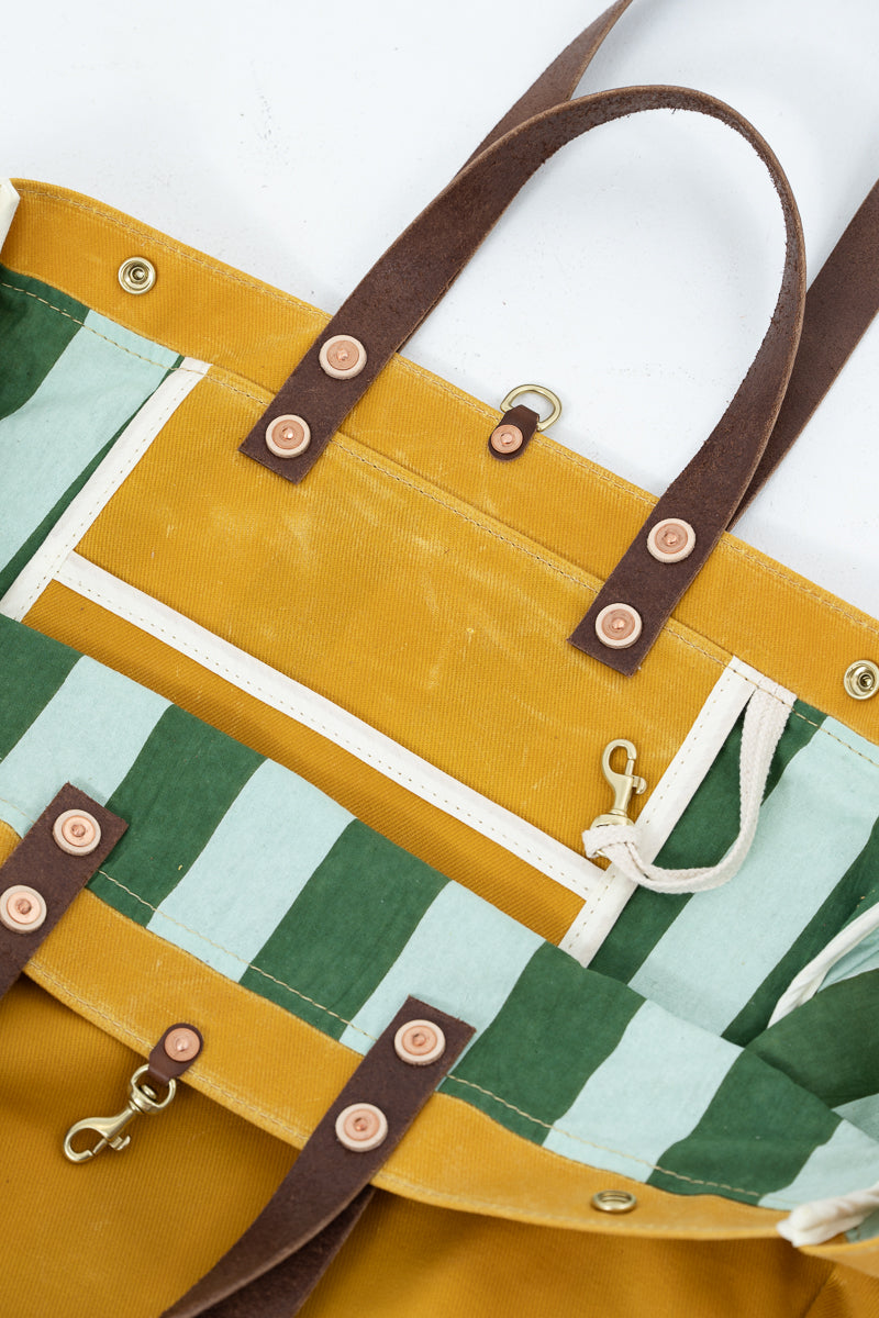 Limited Edition* Rover Yellow XL Canvas Snap Tote