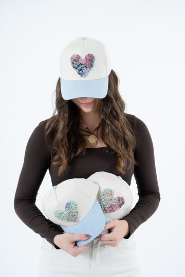 Limited Edition* Quilted Heart Trucker Hat