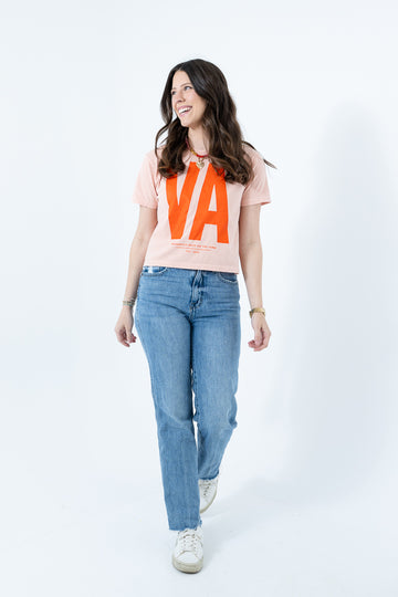 Limited Edition* Peachy Virginia Boxy Tee