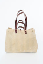Limited Edition* Natural XL Canvas Snap Tote without Monogram
