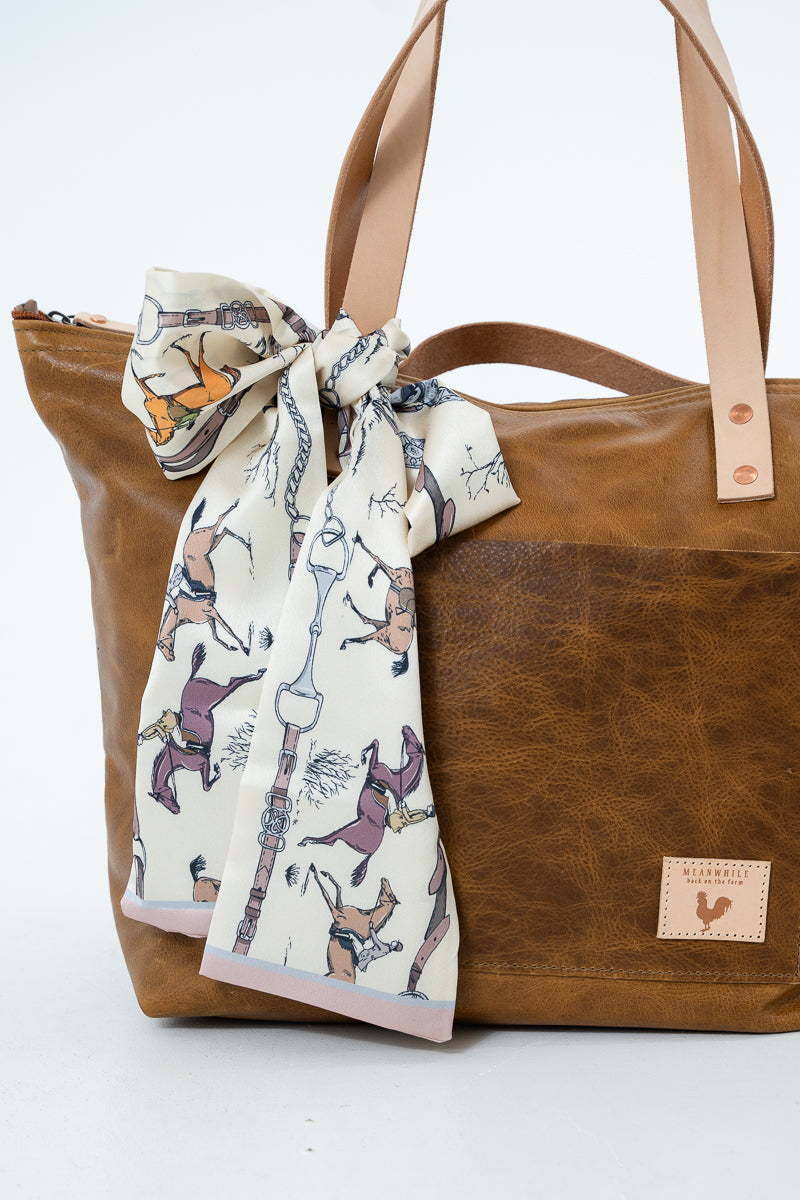Horse Pattern Bag Scarf