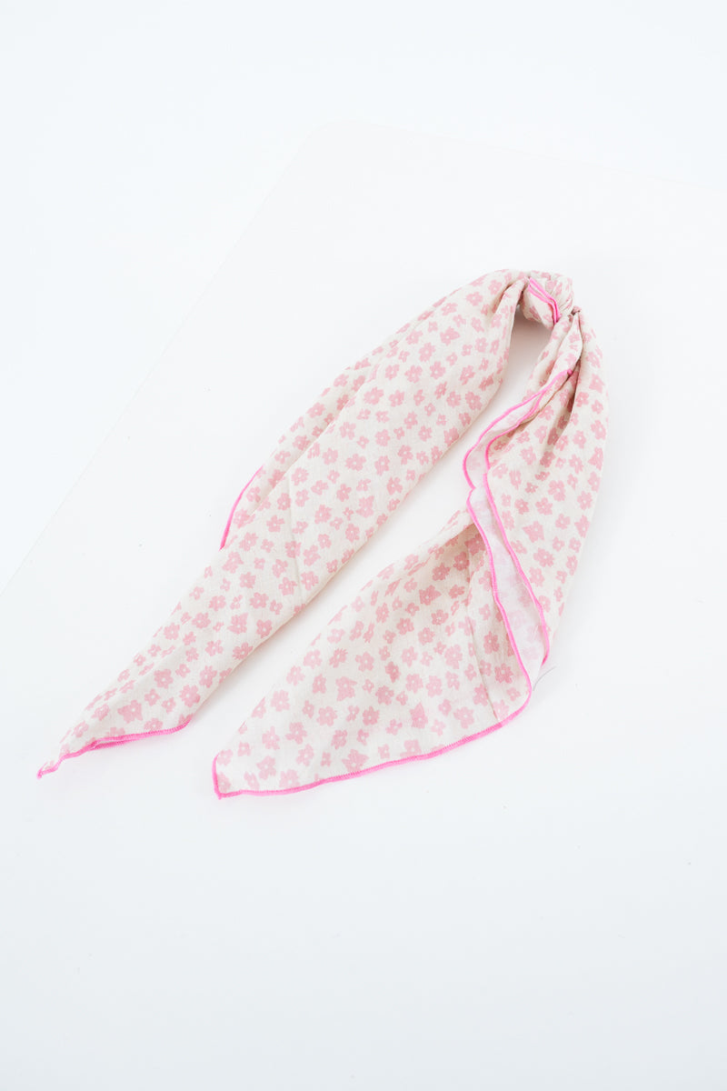 Pink Petite Floral Scarf
