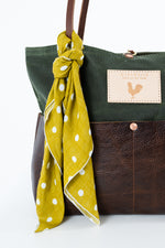 Saffron Polka Dot Scarf
