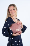 USA Made Rose Pink Leather Bag