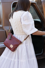 Ruby Leather Sling Bag