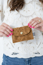 Limited Edition* Brown Mariposa Snap Pouch