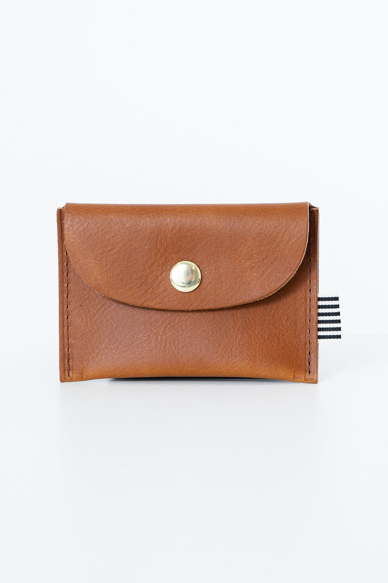 Saddle Leather Snap Pouch