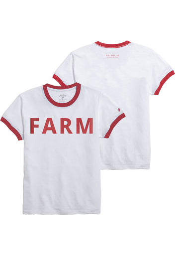 Women's FARM Red Ringer Tee