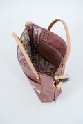 Handmade Rose Pink Leather Purse