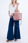 Handmade Rose Pink Leather Purse