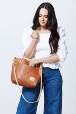 Saddle Leather Small Tote