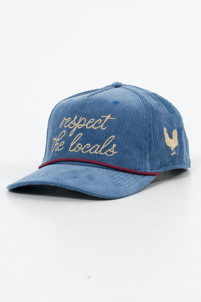 Blue Corduroy Roadie Trucker Hat | Blue Trucker Hat