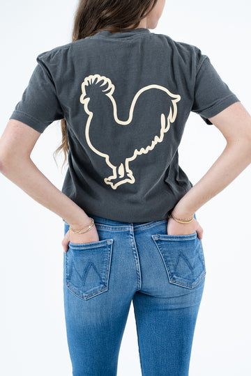 Charcoal Short Sleeve Meanwhile Tee