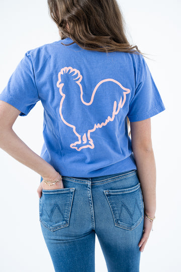 True Blue Short Sleeve Meanwhile Tee