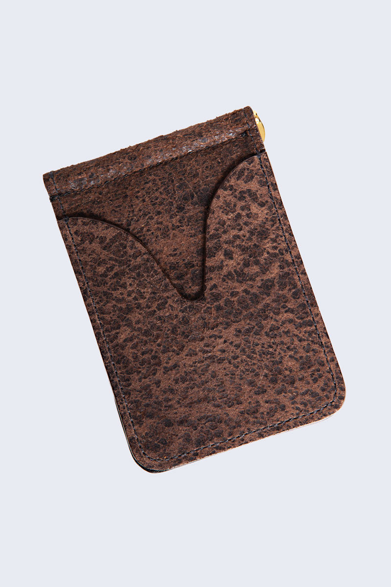 Birch Mocha Leather Spring ID Wallet