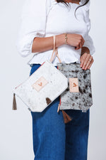 Cowhide Wristlet