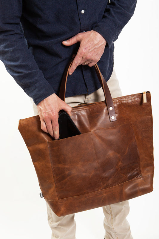 Cypress Leather Adventure Tote