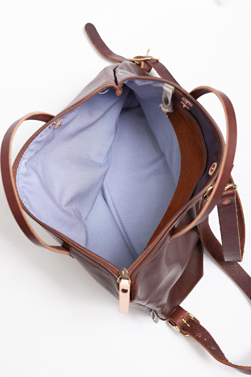 Mocha Tuscan Leather Backpack | Brown Leather Backpack Purse