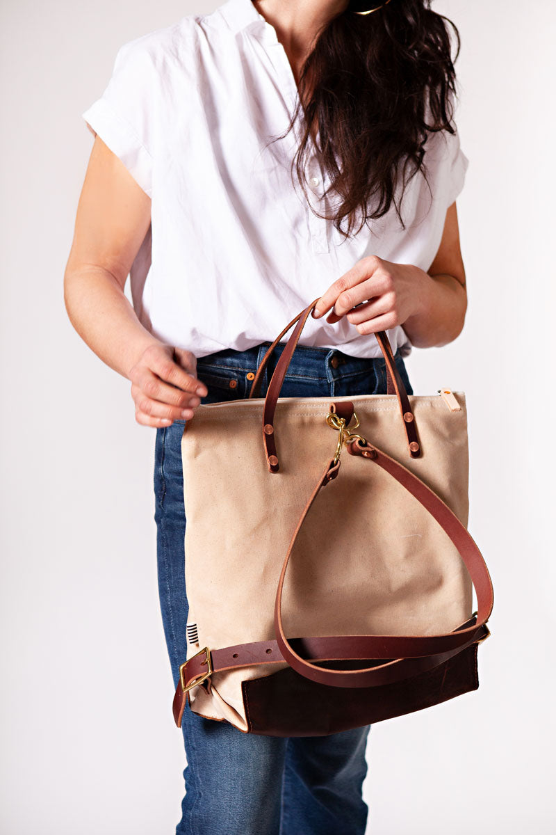 the natural brown backpack