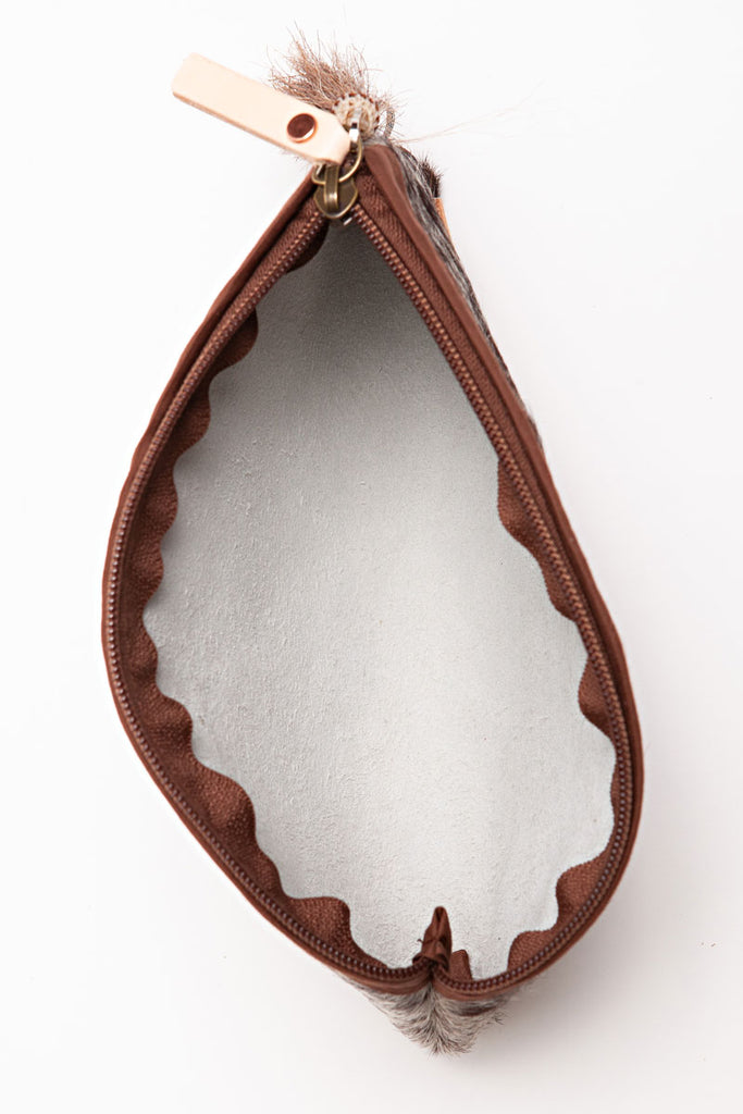 Hair On Hide Leather Clutch Meanwhile Back on the Farm